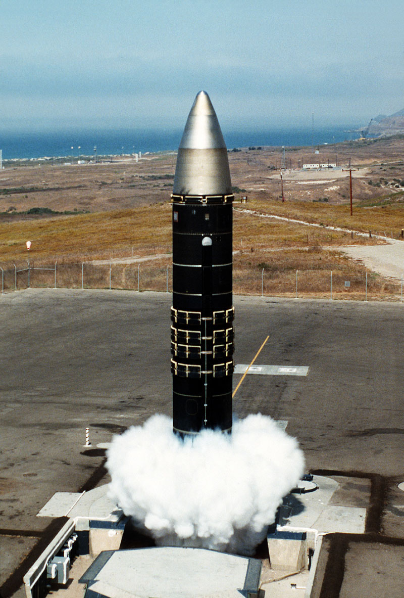 ÊLGM -118A Peacekeeper ICBM The Peacekeeper missile is America's newest intercontinental ballistic missile. Its deployment fulfilled a key goal of the strategic modernization program and increased strength and credibility to the ground-based leg of the U.S. strategic triad. With the end of the Cold War, the U.S. has begun to revise its strategic policy and has agreed to eliminate the multiple re-entry vehicle Peacekeeper ICBMs by the year 2003 as part of the Strategic Arms Reduction Treaty II. (U.S. Air Force photo)